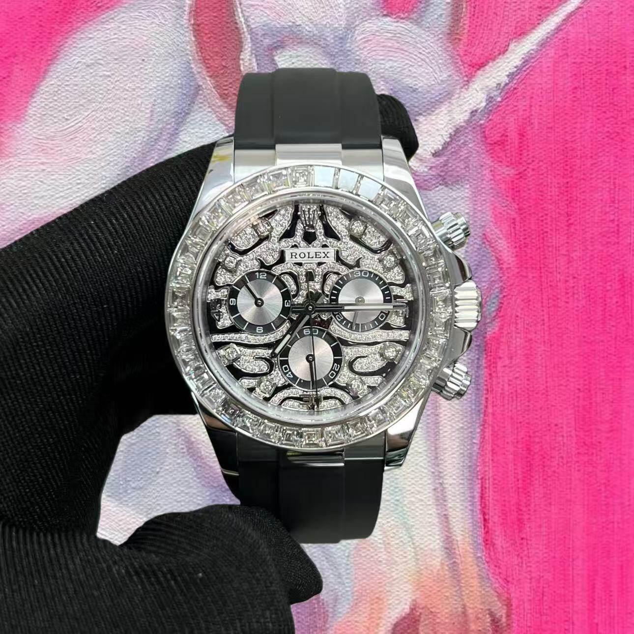 改裝定製 C廠 高仿ROLEX Daytona 勞力士 老虎 地通拿 M116589TBR