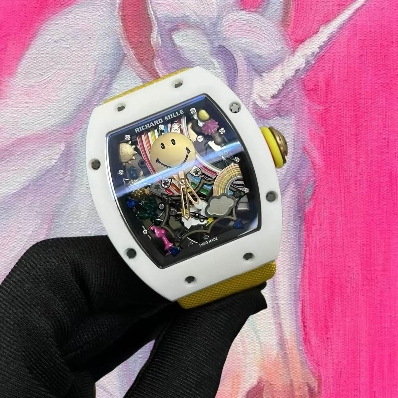 改裝定製 高仿 RICHARD MILLE 理查德米勒 RM88 Smiley笑臉