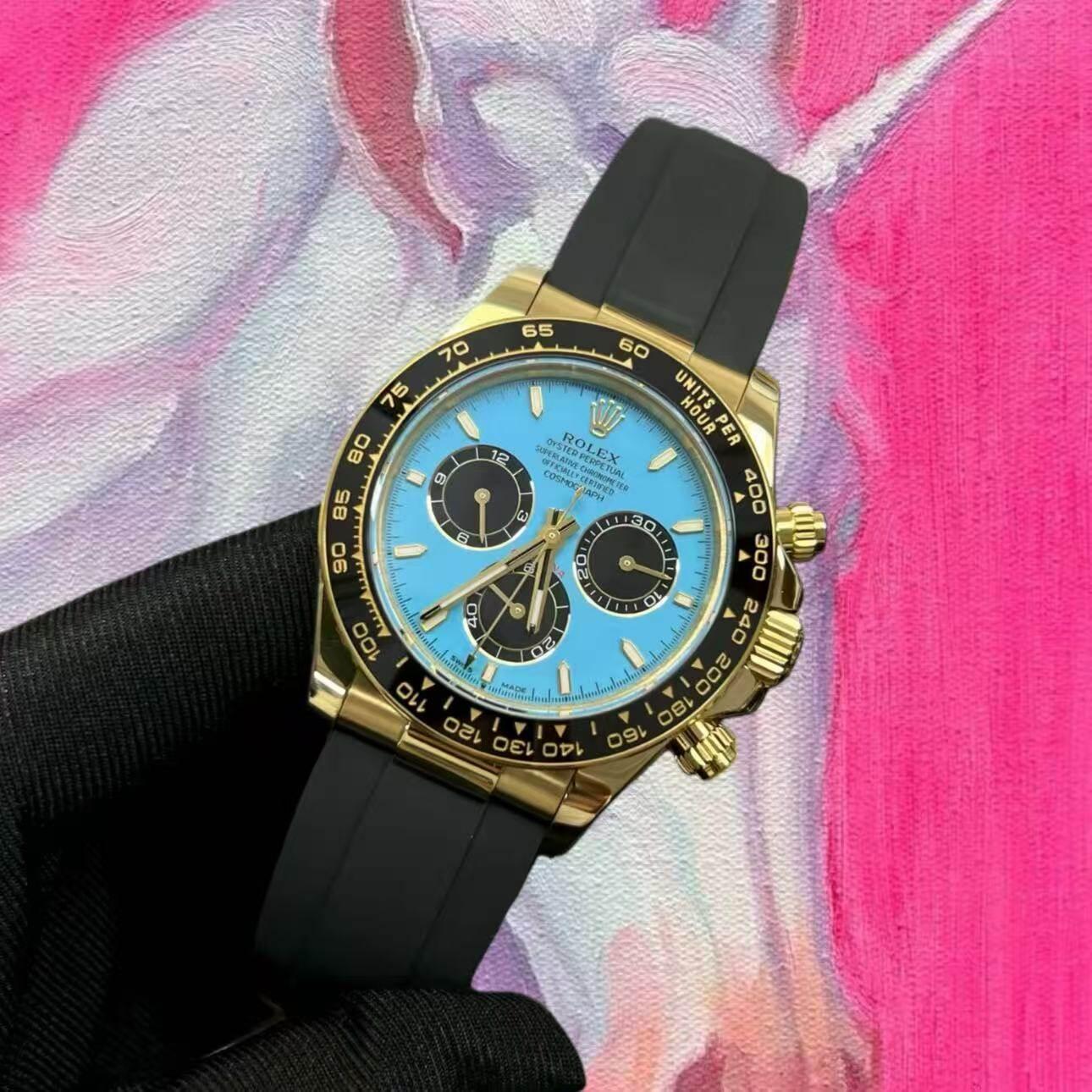  改裝定製 CBD廠 高仿ROLEX Daytona 勞力士 蒂芙尼藍 地通拿 M126518-0014