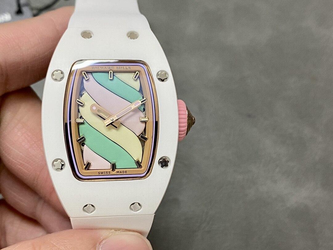 理查德米勒 RichardMille RM07 32mm女錶 碳纖維/黑白陶瓷