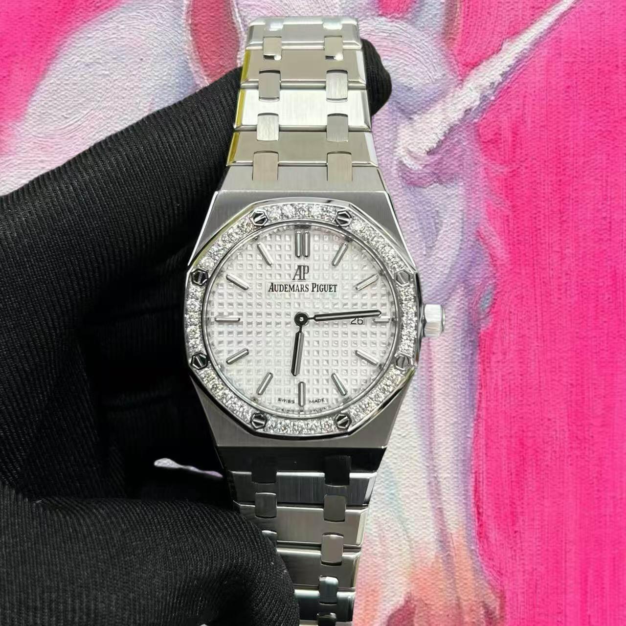 改裝定制 高仿Audemars Piguet 愛彼 Royal Oak Lady 67651ST